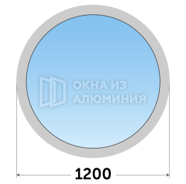 Остекление круглое алюминиевое AL-942